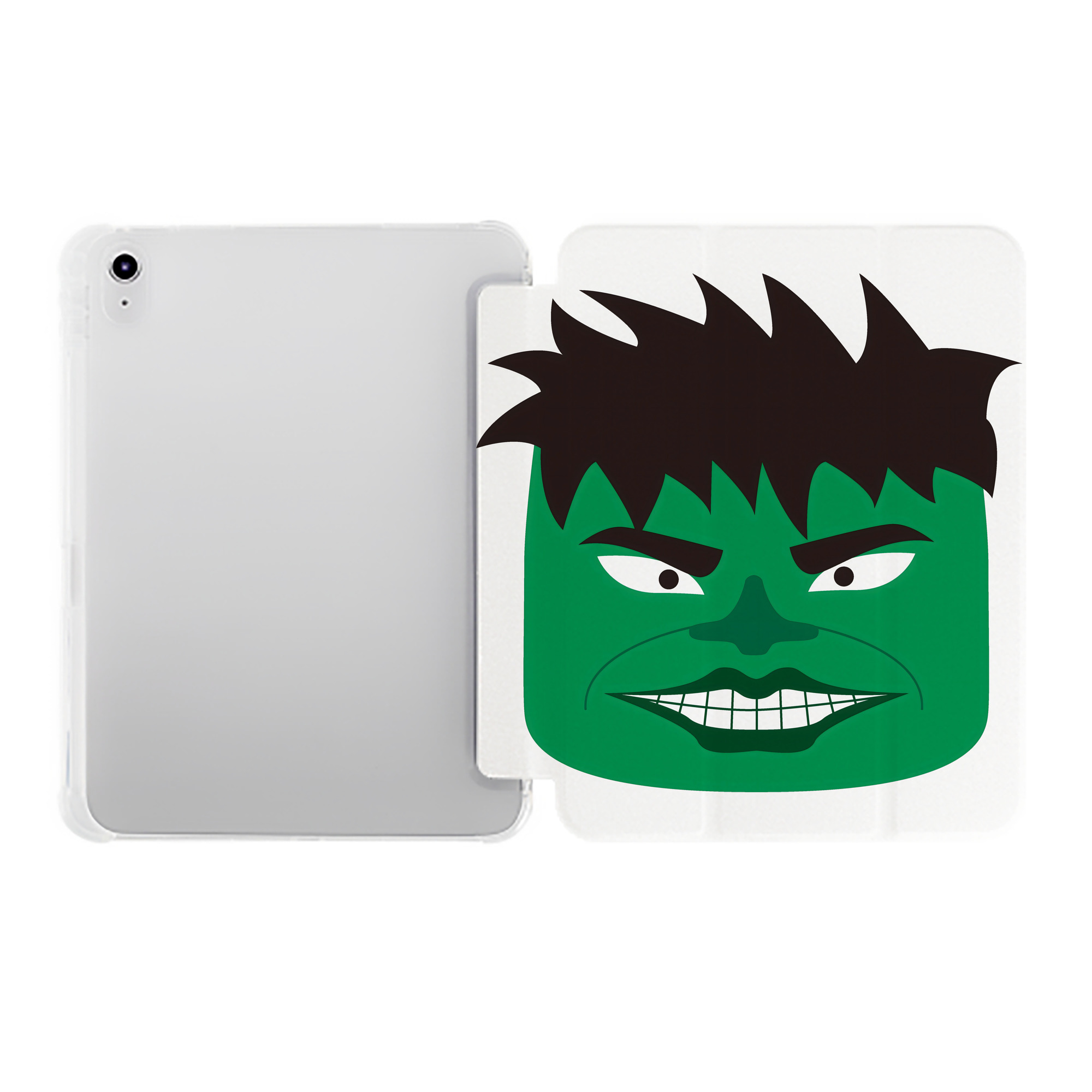 （画像用） アベンジャーズ The Avengers IPad ケース ペン収納付き 三つ折りスタンド PUレザー×シリコン 対応機種9.5/10.5/10.9インチ